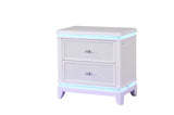 Nightstand in Milky White B009127711
