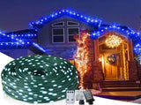 Christmas Rope Lights,1000LED/328Ft Outdoor Decorative String Strobe with 8 Modes/Remote/IP67 75926382