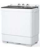 ZNTS Twin Tub with Built-in Drain Pump XPB65-2168S 26Lbs Semi-automatic Twin Tube Washing Machine for 42619494