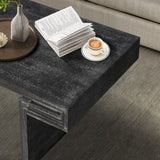 American Vintage Industrial Coffee Table, Premium Reclaimed Wood Texture Rectangular Design, W1445P287875