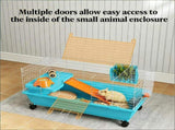 Small Animal Cage, Rolling Bunny Cage, Guinea Pig Cage 30848731