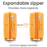 Luggage Sets 4 Piece PP Lightweight & Durable Expandable suitcase W2098P144466