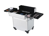 4-in-1 Draw-bar Style Interchangeable Aluminum Rolling Makeup Case Silver 59019860
