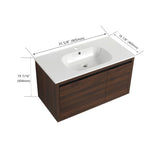 36 Inch Bathroom Vanity With Gel Sink W99968127