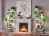Plant Stand Indoor with Grow Lights, 9 Tiered Indoor Plant Stand, 63" Metal Plant Shelf, Tall Plant T3210P356964