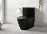 One-Piece Toilet, 1.1/1.60 GPF Water-Efficient Dual-Flush Elongated Comfort Height Floor Mounted, W3598P451235