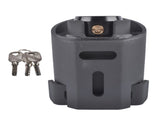 2-5/16-Inch Black Trailer Coupler Lock Heavy-Duty Carbon Steel w/ Weatherproof Shield 54071216