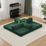 78.8inch Modular Sectional, Convertible Pudding Block, Floor Standing Bed Arm Comfort W3147P278115