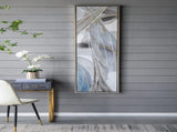Set of 2 Elongated Modern Abstract Oil Paintings, Wall Art for Living Room Dining Room Bedroom W2078130303