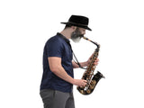 Alto Saxophone E-Flat Alto SAX Eb with 11reeds, case,carekit, Black Color 54900076