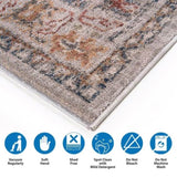 Vintage Medallion Woven Area Rug B03598002