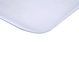 PVC Dull Polish Chairmat Protection Floor Mat 90x120x0.15cm Rectangular 75505734