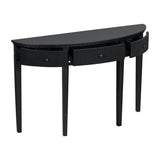 U-Style Distinctive Features of Pine Veneer Console Table with Vertical Stripe Drawer Fronts and N711P173099B