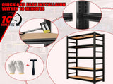 63inch Height Storage Shelving Unit with FiveTier Adjustable Shelves, Can Be Disassembled into Two 26106516