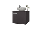 FM FURNITURE Pirtleville Bathroom Vanity with Integrated Sink, Wenge B128P293880