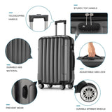 Vertical pattern four-in-one universal wheel with handle trolley case 16in 20in 24in 28in ABS 28403216