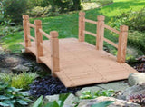 Arch Bridge Small Wooden Bridge Courtyard Outdoor Anticorrosive Wood Landscape Bridge Burlywood 67563764