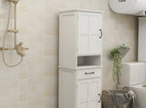 Double Door Narrow Height Slim Floor Standing Cabinet 72104839