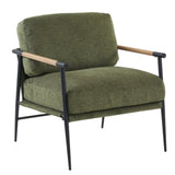 ZNTS Leisure chair lounge chair Green color W1805106268