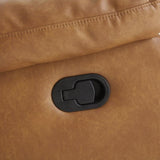 Charlotte Saddle Leather Gel Glider Recliner B050P322573