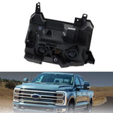 Chrome Fit For 2023-2024 Ford F250 F350 SuperDuty Halogen Type Headlights Assy Left 93407373