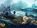 Halloween zombie decorations with sparkling eyes and spooky sounds 33687056