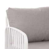 Outdoor Patio Club Chair, Modern Patio Furniture, Waterproof Thick Cushion Deep Seating for Porch, N780P199454W