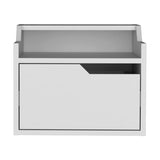 Busan Modern Floating Nightstand , End Table, Side Table Single-Drawer Design with Sleek Two-Tiered B200137840