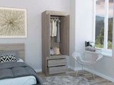 Lisboa 2-Door Armoire Light Gray B070P210736