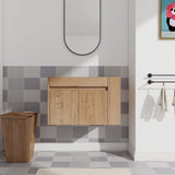 30 Inch Bathroom Vanity With Open Shelf, KD-PACKING W99956039