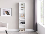 8-layer adjustable shelf ultra-thin bookshelf with a wavy border design, which is more aesthetically W487P339359