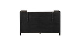 Modern Style 6-Drawer Dresser Made with Wood in Walnut B009139179