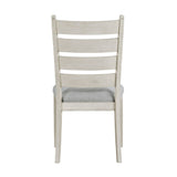 Farmhouse Dining Furniture Set of 2 Side Chairs Antique White Finish Wooden Durable Comfortable B011P347895