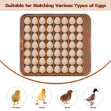 56 Egg Incubator with Automatic Turning & Humidity Control Digital Poultry Hatcher for Chicken, 94302757