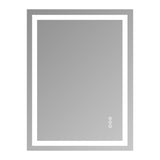 24x32" Frameless Tempered Mirror Dual LED Light Strips Front and Back LightingUnable ship on 08716242