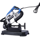 High-Performance Portable Band Saw with Removable Stainless Steel Base, 45&deg-90&deg Cutting, 10A 1100W W46557317