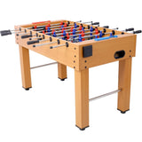 ZNTS 54-Inch Hurricane Foosball Table for Family Game Rooms with Light Cherry Finish, Analog Scoring and 78842549