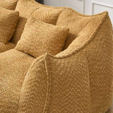 Soft beanbag chair with high resilience foam core for two people. The comfortable square recliner W1996P252272