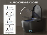 Unique Smart Toile, One Piece Toilet with Built In,Intelligent Toilet Auto Open/Close Seat. W3133P476382