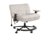 Chenille Criss Cross Office Chair with Air Lumbar Support, Flip-up Adjustable Arms, Built-in 11998236
