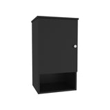 Bathbi 28" tall Medicine Cabinet with Two interior Shelves and One open Shelf B070P234327