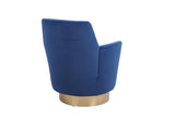 Velvet Swivel Barrel Chair, Swivel Accent Chairs Armchair for Living Room, Reading Chairs for W1361116864