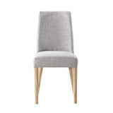 Taylor Chair With Natural Legs And Gray Fabric 28991-NAG