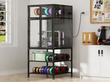3D Printer Cabinet with Double Layer 3D Printer Filament Storage Rack, T-Shaped Filament Bar & 03024378