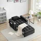 1 versatile foldable sofa bed in 3 lengths, modern sofa sofa sofa velvet pull-out bed, adjustable W2564P168269