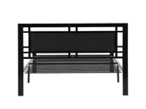 Twin Size metal bed Sturdy System Metal Bed Frame ,Modern style and comfort to any bedroom ,black W311109646