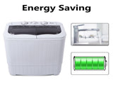 Compact Twin Tub with Built-in Drain Pump XPB35-188S 14.3lbs 87465586