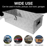 ZNTS 30 Inch Tool Box Underbody Flatbox Truck Car Outdoor Trailer Pickup,RV Storage Organizer, Tools W2788P190924