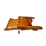 Outdoor or indoor Wood Adirondack chair, foldable, OAK W495P286083