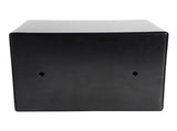 Mini Wall-in Style Electronic Code Metal Steel Box Safe Case 17EF Black 61958008